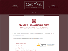 Tablet Screenshot of carmellondon.com